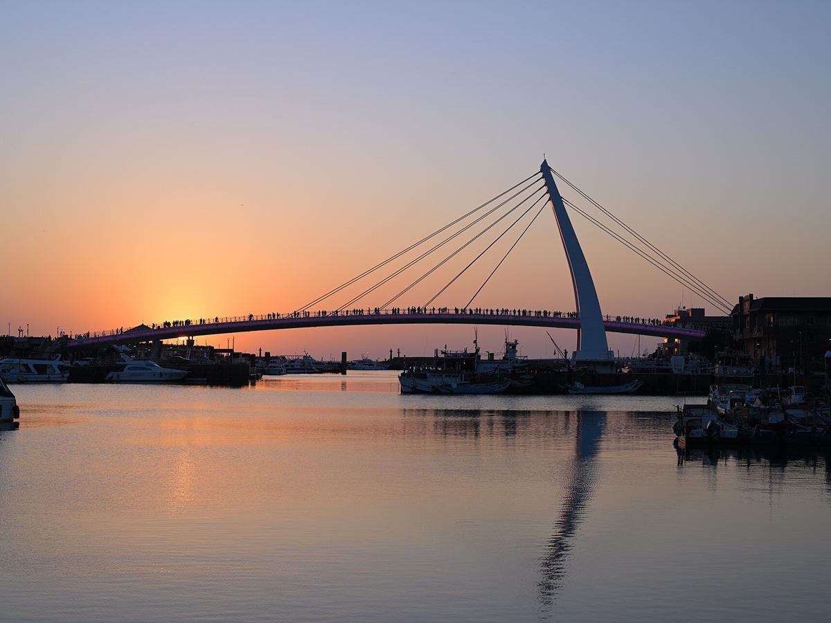 淡水老街小吃＋漁人碼頭看夕陽